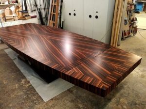 Reclaimed Wood Oval Conference Table