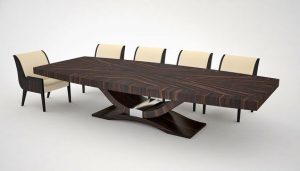 Reclaimed Wood Oval Conference Table