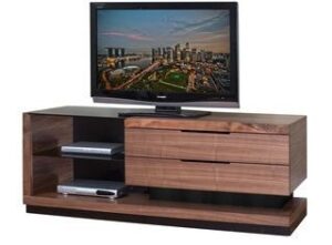 Scandinavian-Inspired TV Stand with Drawers