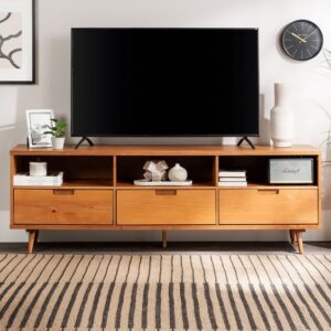 Scandinavian-Inspired TV Stand with Drawers