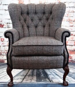 Vintage-Inspired Wingback Chair
