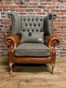Vintage-Inspired Wingback Chair
