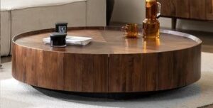 Walnut Veneer Coffee Table 