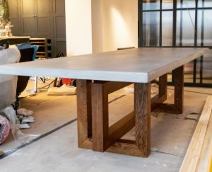 White Laminate Square Conference Table