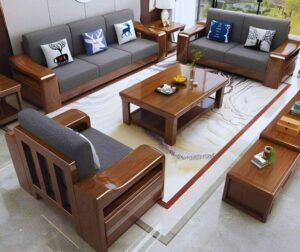 Wooden Frame Conversation Sofaset