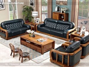 Wooden Frame Conversation Sofaset