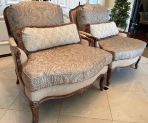 Antique French Bergère Arm Chair