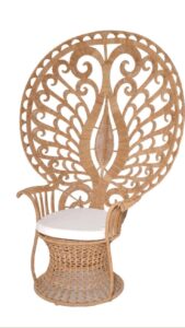 Boho Chic Peacock Chair