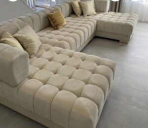 Classic Velvet U-Shaped chesterfield Sofa