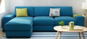 Contemporary Sectional Sofa with Adjustable Headrests
