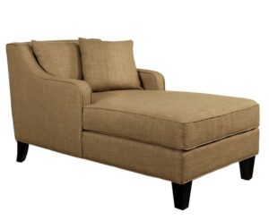 Contemporary Velvet Chaise Lounge
