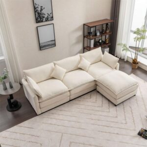 Cozy Loveseat and Ottoman Combo