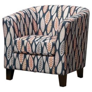 Geometric Patterned Accent Arm Chair