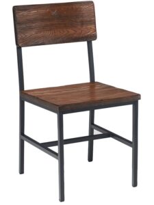 Industrial-Style Metal Chair