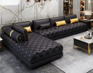 Leather Chaise Sofa Set with Ottoman 1.jpg