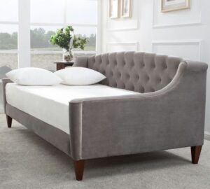 Microfiber Chaise Lounge with Storage