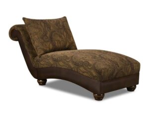 Microfiber Chaise Lounge with Storage