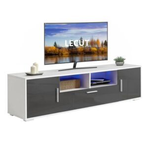 Modern TV Stand with LED Lighting