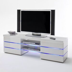 Modern TV Stand with LED Lighting