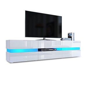 Modern TV Stand with LED Lighting