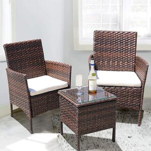 Outdoor Rattan Conversation Set 