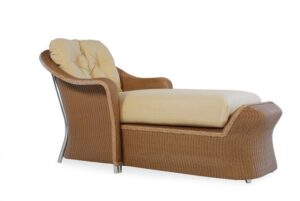 Outdoor Wicker Chaise Lounge