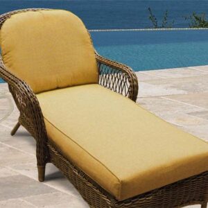 Outdoor Wicker Chaise Lounge