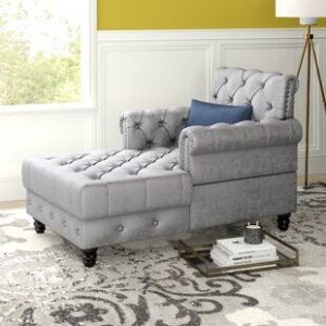 Reclining Chaise Lounge with Adjustable Headrest