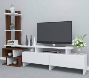 Scandinavian-Inspired TV Stand with Sliding Drawers