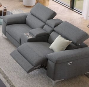 Sectional Chaise Sofa Set with Recliners