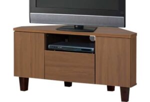 Space-Saving Corner TV Stand