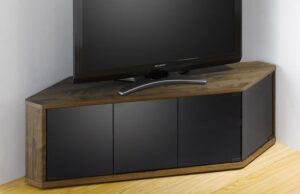 Space-Saving Corner TV Stand