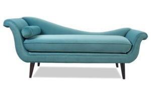 Tufted Leather Chaise Lounge