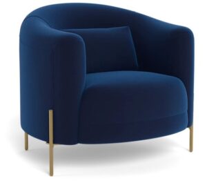 Tufted Velvet Club Chair for Glamorous Appeal
