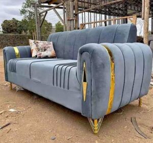 Velvet Upholstery Conversation Sofaset