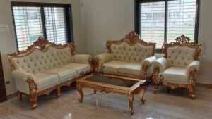 Vintage Camelback Sofaset