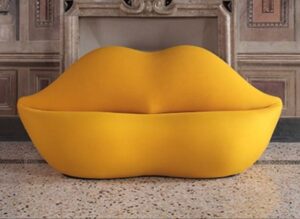 2-Seater Compact Curved Loveseat