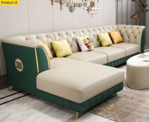 3 Vintage Corner Sofa Set