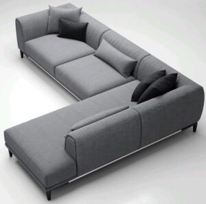 4 Seater Scandinavian Corner Sofa Set