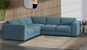 4 Seater Scandinavian Corner Sofa Set