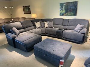 5 Seater Curved Sofa Bed for Dual Functionality