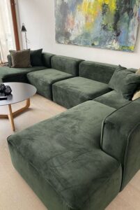 5 Seater High-Back Corner Sofa Set