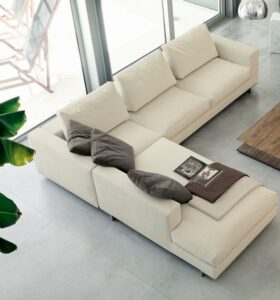 Industrial Style Corner Sofa