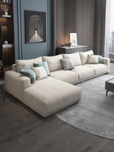 Industrial Style Corner Sofa 