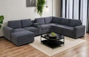 5 Seater Storage Corner Sofa Set