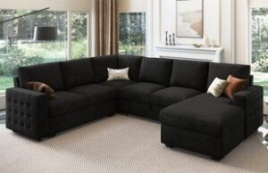 5 Seater Storage Corner Sofa Set