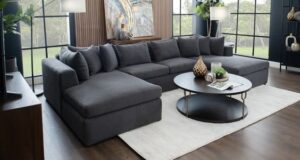 5 Seater Storage Corner Sofa Set
