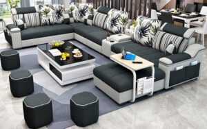 7 seater U-Shaped Sectional Sofa Set