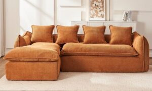 Chaise Lounge English Roll Arm Sofaset