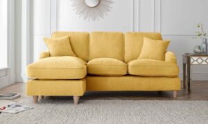 Chaise Lounge English Roll Arm Sofaset